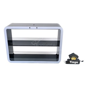 OEM ODM RGB ไฟ LED ติดผนังอะคริลิ<span class=keywords><strong>ค</strong></span>บุหรี่ยืนแสดงยาสูบแบบเรืองแสงสำหรับร้านสะดวกซื้อ - Product Image 3