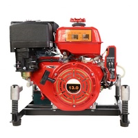 Équipement de lutte contre l'incendie personnalisable à haute efficacité, moteur à essence Lifan 13HP, acier au carbone, certifié CE, moyenne pression