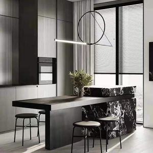 Brilliance Offre Spéciale tempête cosmique dalle de marbre noir cambrien profil bas digne et de haute qualité - Product Image 3