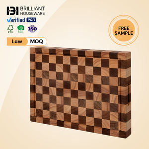 เขียงไม้กระถินเทศ BH Premium คุณภาพสูง พร้อมร่องสำหรับน้ำในครัว - Product Image 1