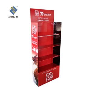 Özel perakende mağaza kağıt teşhir standı raflar promosyon ücretsiz ayakta zemin oluklu standı karton ekran - Product Image 5