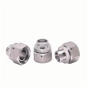 Conexiones DIN para Tubos Hidráulicos, Adaptador de Extremo de Tubo de Acero DA EO 24 <span class=keywords><strong>DKO</strong></span>, Extremo Giratorio/Cónico, Métrico, Galvanizado, Zincado, de Alta Calidad - Product Image 1