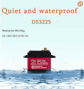 Servomotor <span class=keywords><strong>Dsservo</strong></span> <span class=keywords><strong>DS3225</strong></span> Impermeable de 25 kg, Servo Digital RC con Engranaje Metálico Resistente para Auto RC Baja - Product Image 6