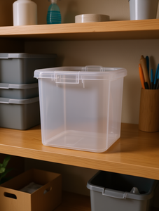 Contenedor de Alimentos Rectangular 21x14x8cm, Caja de Almacenamiento de Plástico Transparente para Cocina, Diseño Minimalista, Ecológico, Capacidad de 1-3L - Product Image 2