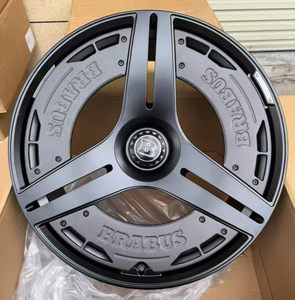 Cerchio in Fibra di Carbonio ZO a 3 Razze Rocket G900 per Mercedes G W463 W464 G63 G500 22-24 Pollici 5x130 con Logo in Rilievo, Ruota Forgiata Nera Aftermarket - Product Image 2