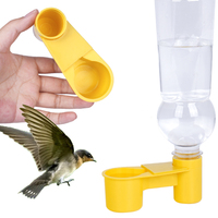 Abreuvoir en plastique pour pigeon, accessoires pour oiseaux, bouteille d'eau, abreuvoir à double bec, gobelet à eau, distributeur d'eau automatique pour perroquet