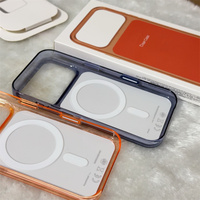 Coque de téléphone magnétique originale IC Animation pour Apple iPhone 17 Air Pro Max avec bouton tactile IA POP UP et logo arrière de la marque