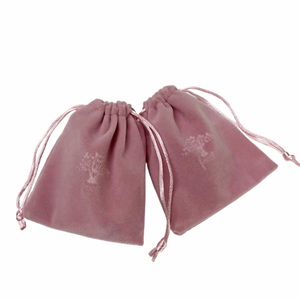 กระเป๋ากำมะหยี่เนื้อนุ่มราคาโรงงาน กระเป๋ากำมะหยี่แบบมีเชือกผูก - Product Image 4