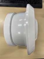 Diffuseur de buse de jet d'air en plastique connecté par conduit de diamètre 300mm utilisé pour le système HVAC