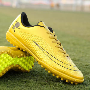 <span class=keywords><strong>Botas</strong></span> de Fútbol Doradas para <span class=keywords><strong>Hombre</strong></span> y Mujer, de Cuero, con Tacos Bajos y Planos, para Niños, para Césped <span class=keywords><strong>Artificial</strong></span>, Entrenamiento Deportivo - Product Image 3
