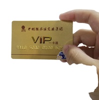 Cartes de visite en PVC plastique avec dorure à chaud, numéro en relief, impression offset, format CR80, type carte de crédit magnétique