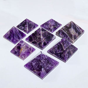 Vente en gros de produits spirituels naturels de haute qualité Améthyste de rêve <span class=keywords><strong>Pyramide</strong></span> pour <span class=keywords><strong>la</strong></span> décoration - Product Image 1