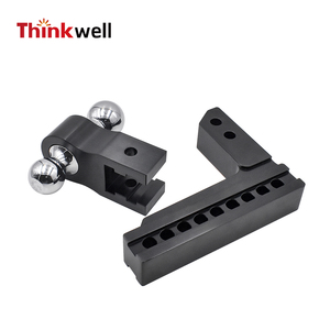 Support d'<span class=keywords><strong>attelage</strong></span> réglable de 8 pouces avec récepteur de 2 pouces Nouveau coupleur et verrouillage de remorque pour une connexion facile - Product Image 3