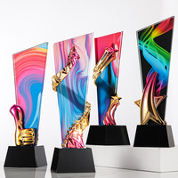 Fabrication personnalisée, vente en gros, trophée pas cher, Logo gratuit, échantillon vierge personnalisé, Plaque de récompense, verre, métal, cristal, résine, trophée