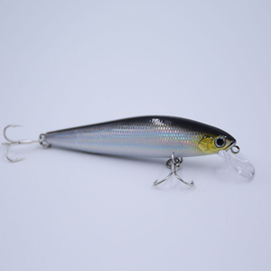 Casting largo que se hunde Minnow señuelo de pesca de agua dulce Silverfish Whitebait Sistema de mosca muerta cuchillo Topmouth Culter cebo Artificial - Product Image 1