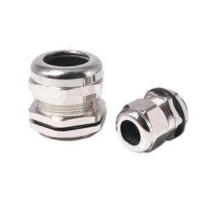 Fourniture d'usine laiton brasé plaqué avec presse-étoupe métallique étanche en nickel M20 PG13.5 - Product Image 2