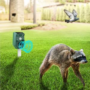เครื่องไล่นกสุนัขแมวสุนัขและแมวควบคุมสัตว์รบกวนด้วยพลังงานแสงอาทิตย์เซ็นเซอร์ PIR อเนกประสงค์ - Product Image 2