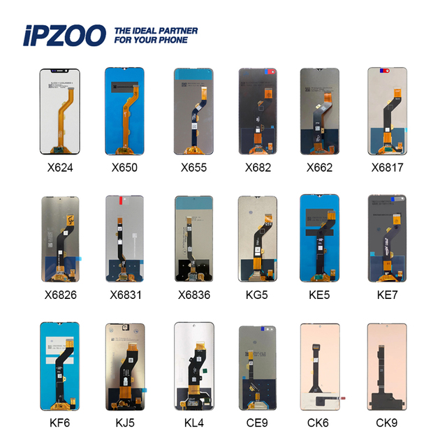 Cell Phone Screen for Infinix X650 X657 X682 X662 Lcd Screen for Tecno KF6 KG6 KI7 CE8 Lcd Display Touch Screen Wholesale