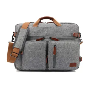 Fashionable waterproof men laptop handbag multifunctional portable business briefcase unisex alleviating backpack