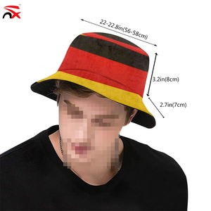Chapeau bob drapeau allemand très vendu, chapeau bob de protection solaire pour les fans de football allemands, pour les événements et les encouragements - Product Image 5