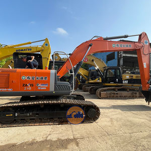 حفارة هيدروليكية زاحفة هيتاشي ZX210-3 مستعملة أصلية يابانية الصنع، 21 طن، زاكسيس 210، آلة حفر مع محرك ومضخة وصندوق تروس - Product Image 2