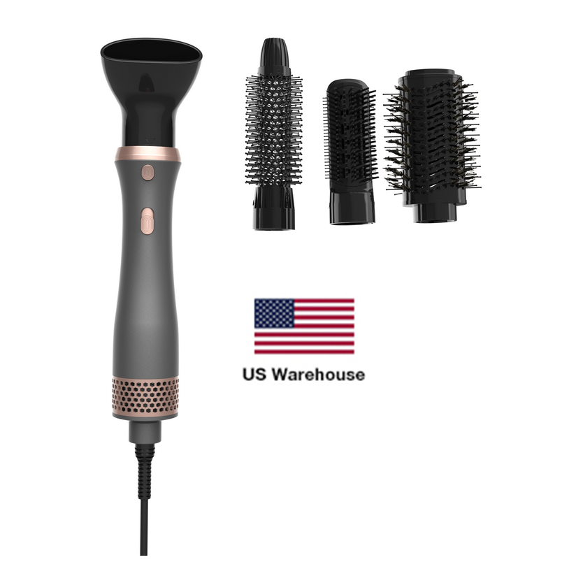 Ryaca доставка из США, креативный дизайн, модная Съемная кисть для укладки горячим воздухом с постоянной температурой