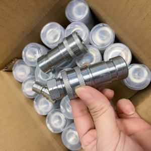 Conectores rápidos hidráulicos de alta calidad 1/2 BSP NPT Acoplador rápido hidráulico de acero al carbono 1/4 "NPT Acoplador rápido de" NPT - Product Image 5