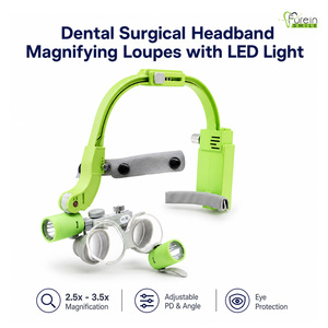Loupes binoculaires dentaires 3,5X avec éclairage LED électrique, lunettes grossissantes chirurgicales certifiées CE, design ergonomique - Product Image 5
