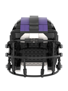 Casco de Ladrillos 3D MOC, Equipo de Fútbol, Juego de Bloques de Construcción Personalizados, Modelos de Plástico para Armar, Juguetes de Casco para Niños y Adultos - Product Image 3