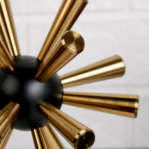 Sphères dorées d'<span class=keywords><strong>art</strong></span> de luxe, accessoires pour la maison, ornements d'<span class=keywords><strong>art</strong></span> créatifs en métal, décoration d'<span class=keywords><strong>art</strong></span> pour table - Product Image 4