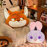 Jouets en peluche CE CPC 75*55cm, collection Disneyootd Crazy Animals, jouets en peluche personnalisés, jouet en peluche imprimé sur mesure