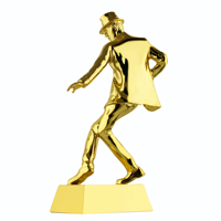 Statue de Michael Jackson de haute qualité, personnalisée, souvenir de la victoire dans le domaine du danse, trophée de récompense