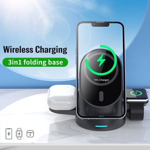 Dispositivo Electrónico 3 en 1 Magnético para Carga Inalámbrica Rápida, Soporte para Teléfono, Cargador de Escritorio para Teléfono Móvil, Reloj y Auriculares - Product Image 3