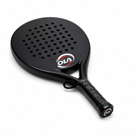 Pala de Tenis Playa de Fibra de Carbono Personalizada 3K 12K 18K con Núcleo de EVA y Superficie Rugosa, Raqueta Profesional OEM ODM, Venta al por Mayor de Fábrica
