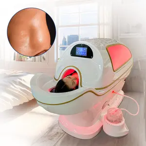 BTWS detoks makinesi Spa kapsülü/zayıflama kızılötesi Sauna yatak/tam vücut buhar Sauna Pod ile derin gevşeme geliştirmek