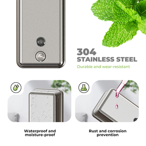 Distributeur de savon vertical FANDA 40 OZ en acier inoxydable brossé fabriqué à Taiwan - Product Image 5