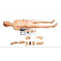 Maniquí de Modelo Anatómico de Ciencias Médicas de PVC, Función Completa Avanzada, Entrenamiento de Enfermería, Medición de Presión Arterial, Intramuscular