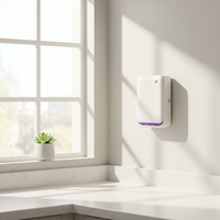 Diffuseur d'huiles essentielles intelligent 260 ml à arrêt automatique, contrôlé par application, faible bruit (<38 dB), sans eau, aromathérapie, mini, mural ou sur table