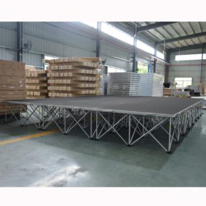 Plateforme de scène en aluminium, scène portable en bois pour événements et festivals - Product Image 3