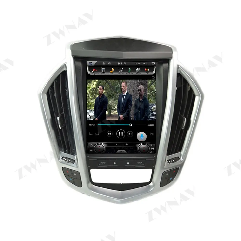 Tesla Phong Cách Màn Hình Android 9.0 Chơi Xe Đa Phương Tiện GPS Navi Đối Với Cadillac SRX 2009-2012 Xe WiFi Đài Phát Thanh Âm Thanh stereo Đầu Đơn Vị
