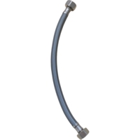 Raccord Robinet/Toilette F1/2 X F1/2 SS304 avec Écrou et Noyau en Laiton, Tuyau Flexible Tressé en Nylon Haute Pression avec Tube Intérieur en EPDM Durable