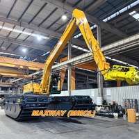 Châssis flottant pour excavatrice amphibie DOOSAN, 3 chaînes, 18-22 tonnes, marque MAXWAY (MMCL)
