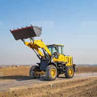3T 4WD Radlader mit Weichai 92KW Motor, 1,7m³ Schaufel, CE-Zertifiziert, Niedriger Kraftstoffverbrauch für Brasilien, Argentinien, Landwirtschaft und Bau