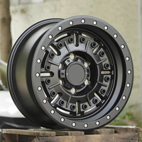 Jantes tout-terrain personnalisées en alliage d'aluminium 17x9 pouces 6x139.7 5x127 ET 0 /-10 MM 4X4 pour Ford F-Series Dodge Ram Chevrolet