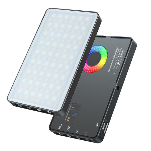 M1SE RGB LED Video Fill Light 4000Mah Battery Rechargeable Video Light Used for Photography Video Live Fill