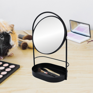 <span class=keywords><strong>Espejo</strong></span> Cosmético Redondo de Doble Cara con Base de Almacenamiento para <span class=keywords><strong>Joyas</strong></span> Personalizada, Ideal para Regalo a Madres y Esposas - Product Image 2