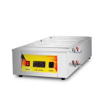 Nouvelle machine à faire fondre le chocolat Jinchin, double cylindre, 4 L*3, pot à température constante, facile à utiliser, lait, 220V, 1 an de garantie
