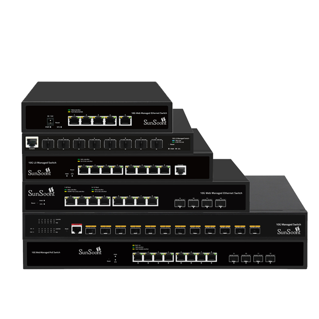 8 Port 10G L3 Managed Switch, 8X10G SFP+ Ports, Link Aggregation/QoS/VLAN/IGMP