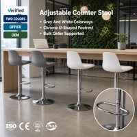 Tabouret de bar nordique à assise ronde, design épuré, hauteur standard pour la maison, la cuisine, le café, le pub, vente en gros, personnalisable, moderne, durable