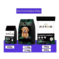 OEM Vente en gros d'usine 1.5kg 2.5kg 10kg 20kg Chiot adulte Aliments secs lyophilisés pour chiens à haute teneur en protéines Aliments pour animaux de compagnie Chien